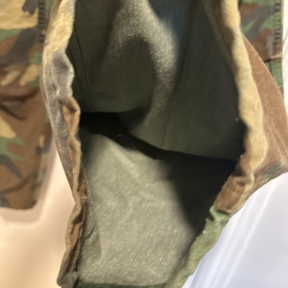 Vintage 80's Era USGI Woodland BDU Camouflage Combat Pants Trouser Wide Leg - Picture 11 of 16